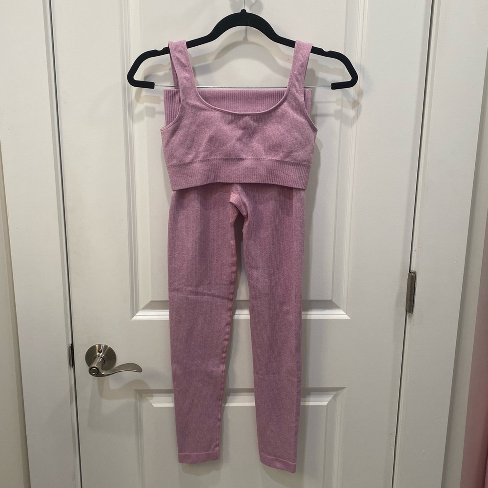 Amazon Women’s Ribbed Workout Set